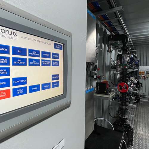 HyPURE® RO system control panel are designed and programmed in-house
